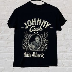 Johnny Cash The‎ Man in Black T-Shirt Women’s Sz Small